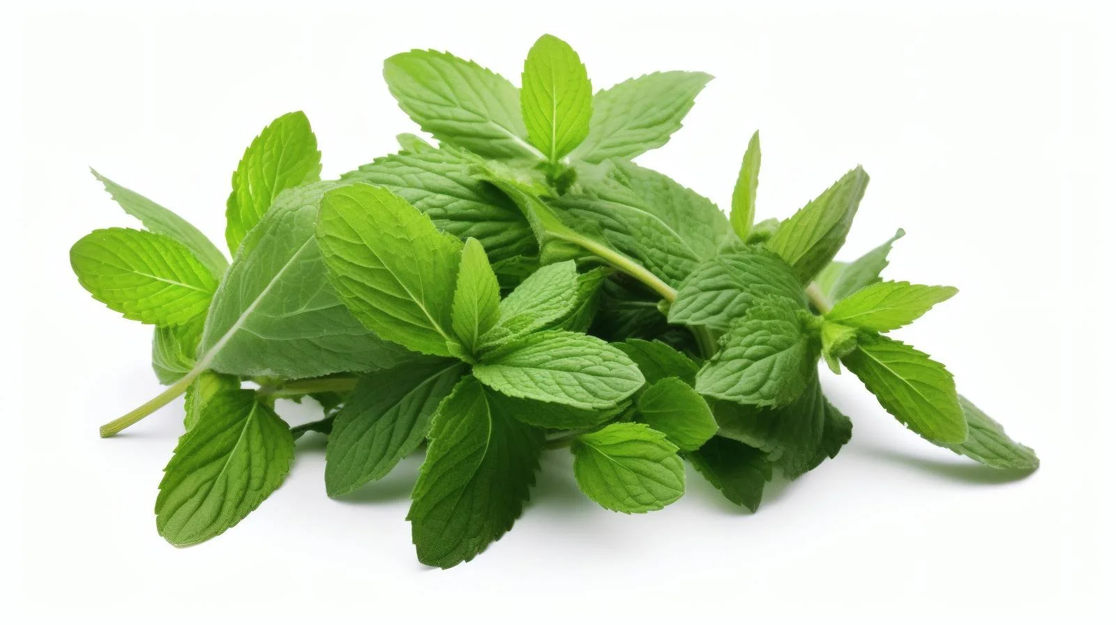 Fresh Mint and Rosemary Leaves on White — free download from Dotvec