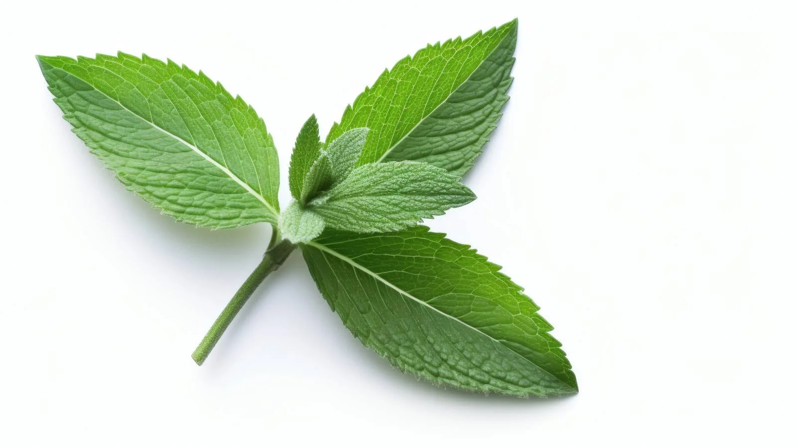 Fresh Mint and Rosemary Leaves on White — free download from Dotvec