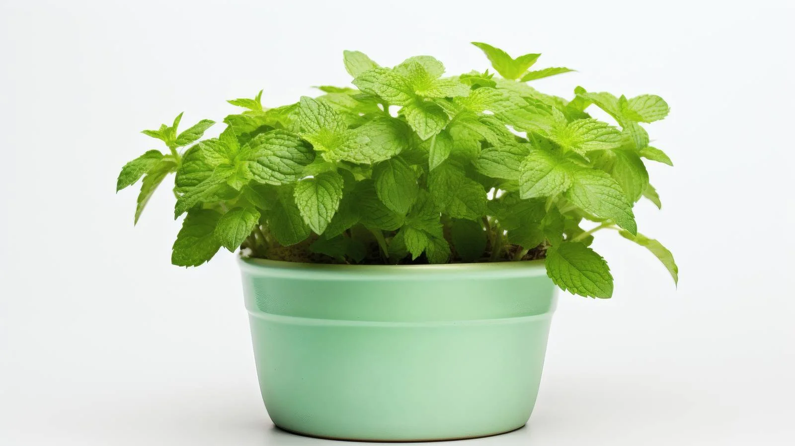 Fresh Mint Plant in Isolated Pot — free download from Dotvec