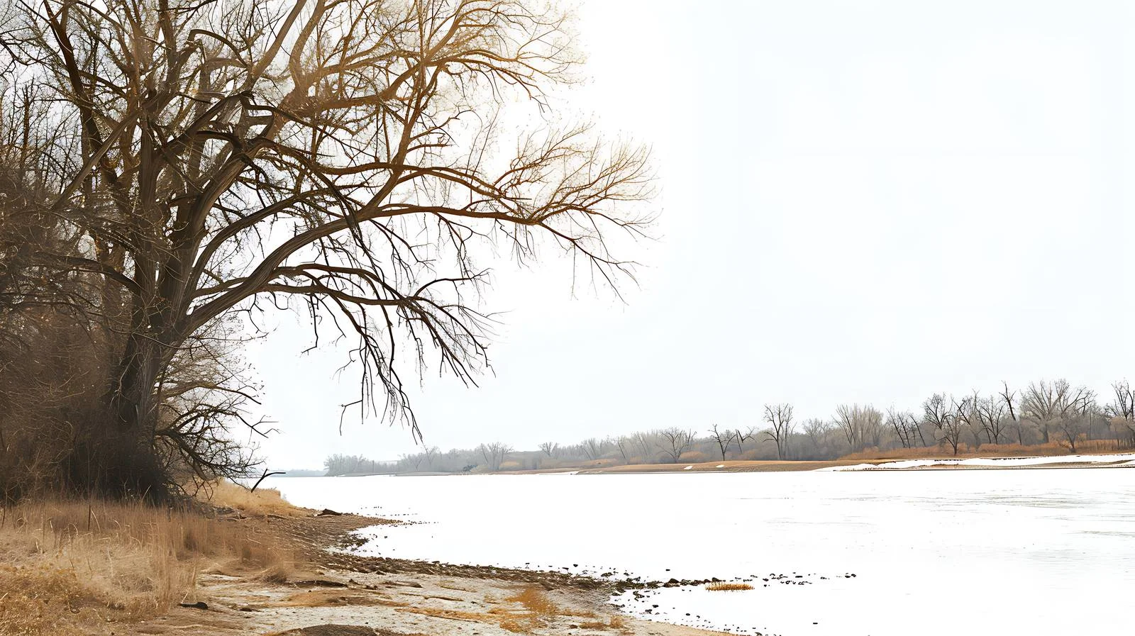 Tranquil Mississippi River in Iowa Spring — free download from Dotvec