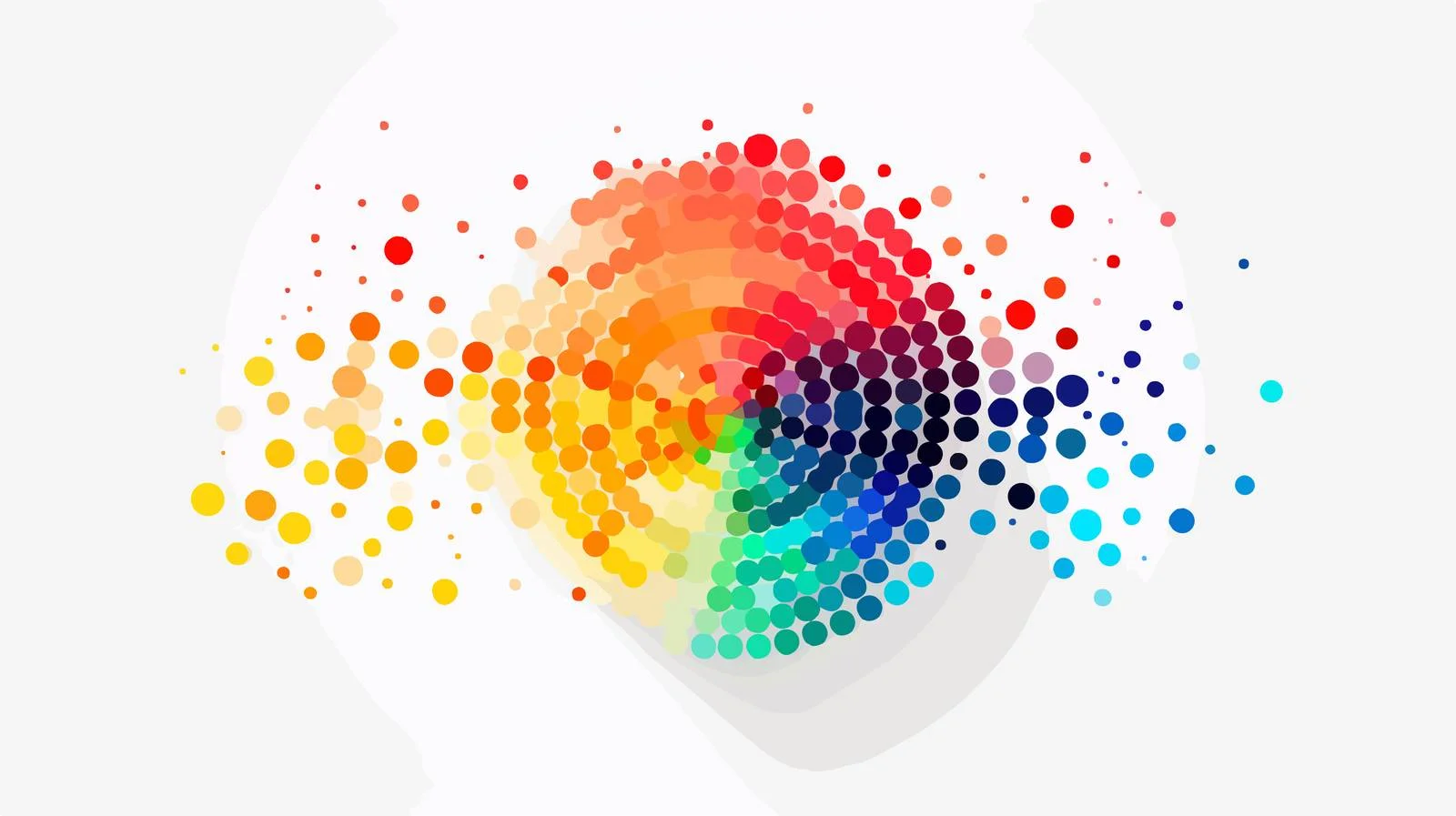 Vibrant Circle Abstract Background Design — free download from Dotvec