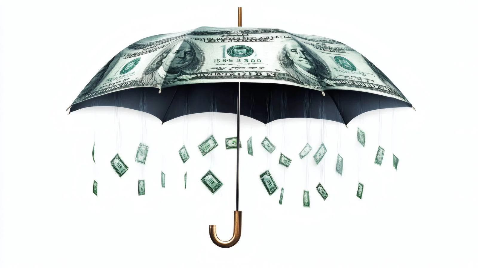 Falling Money on White Background Concept — free download from Dotvec