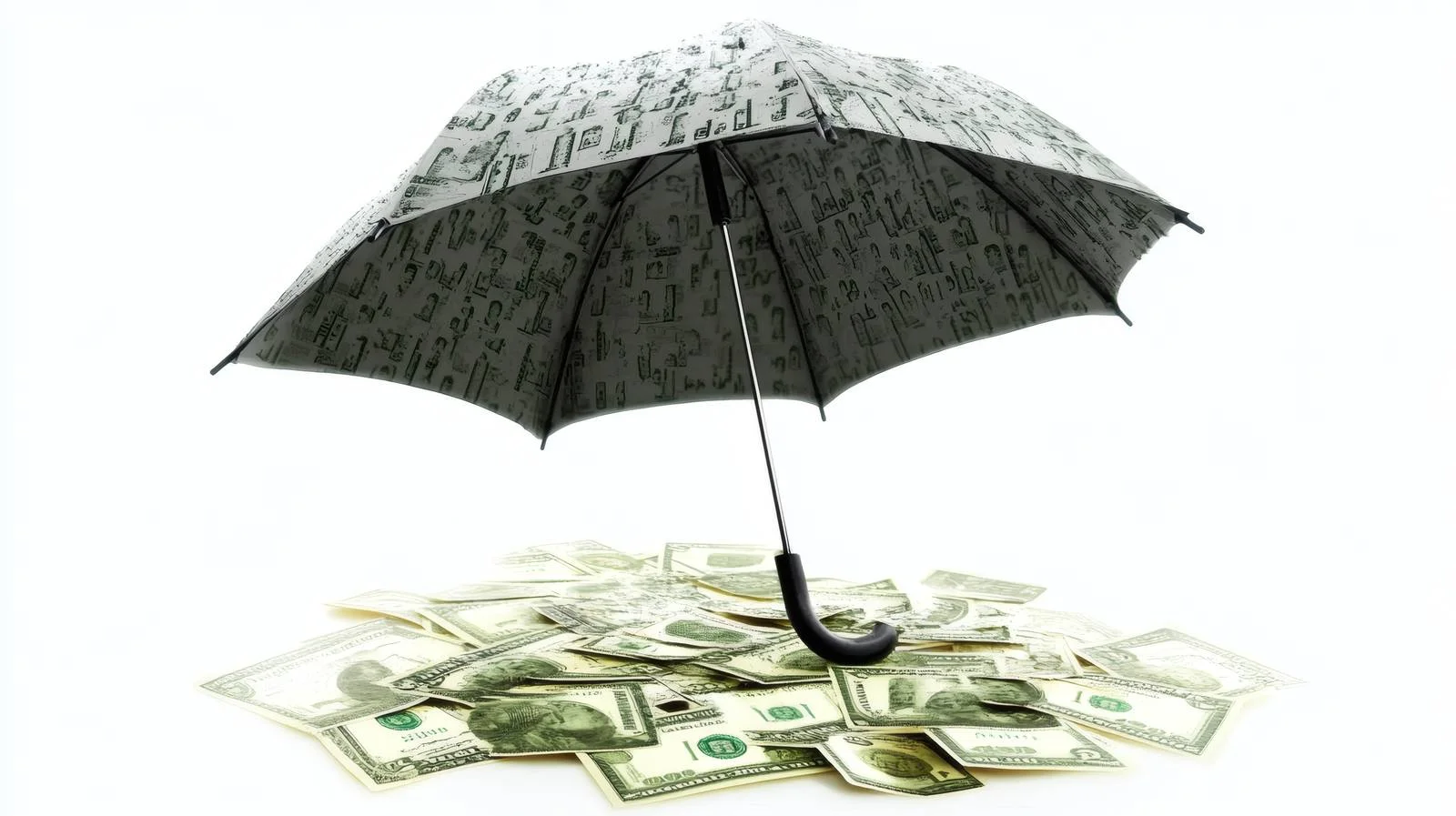 Falling Money on White Background — free download from Dotvec