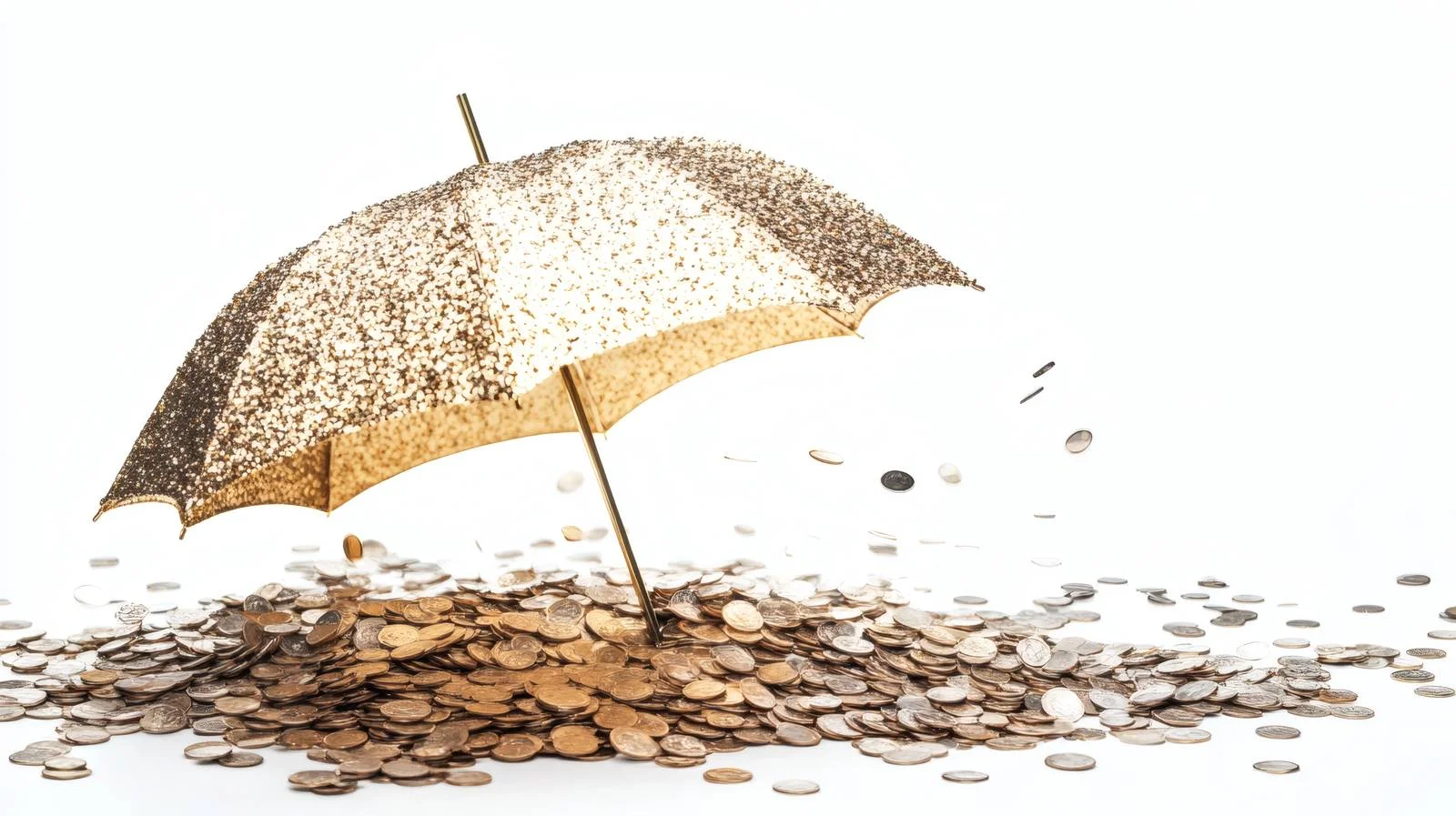 Falling Money on White Background — free download from Dotvec