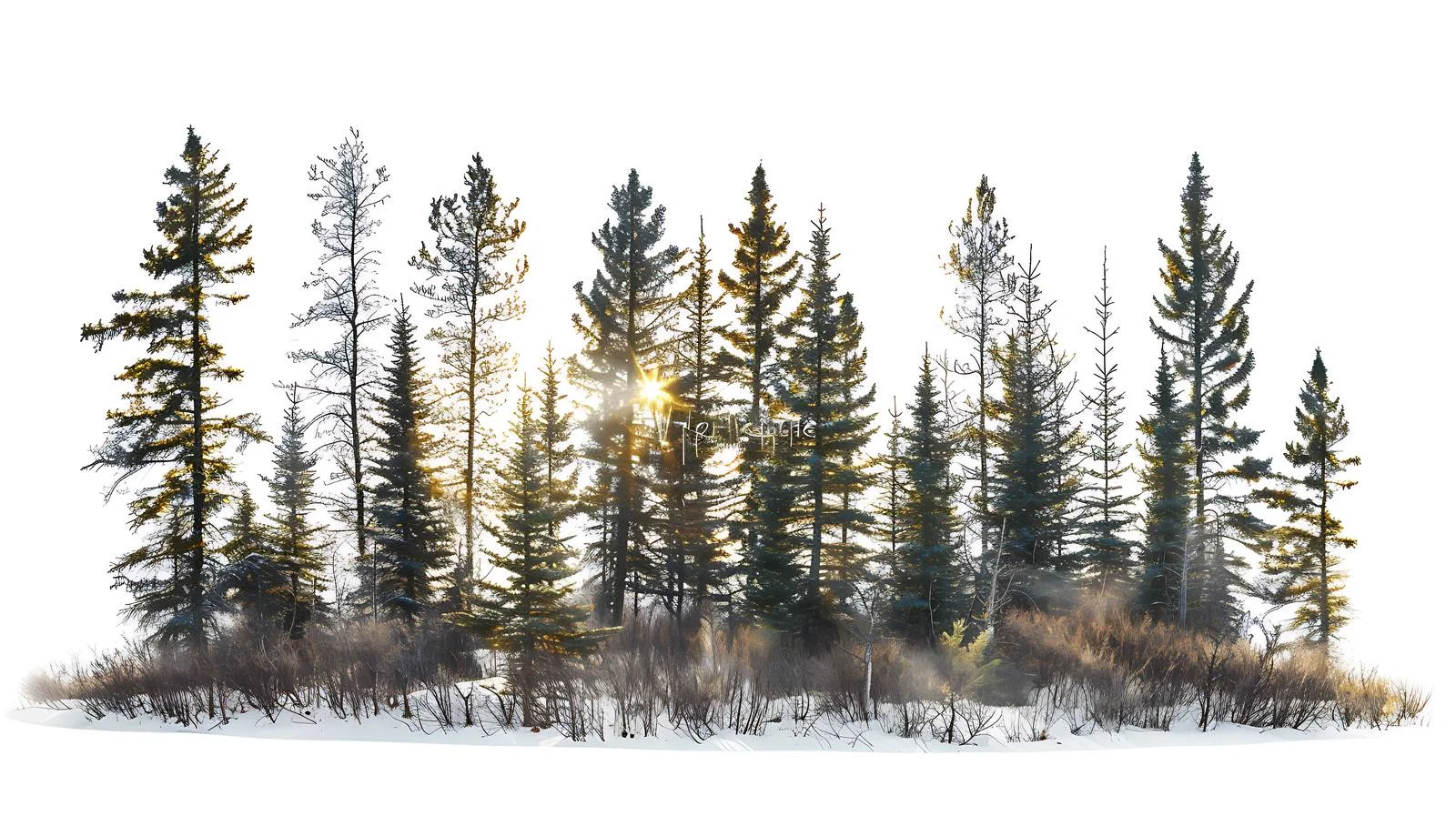 Serene Morning Light Through Northern Minnesota Pines — free download from Dotvec