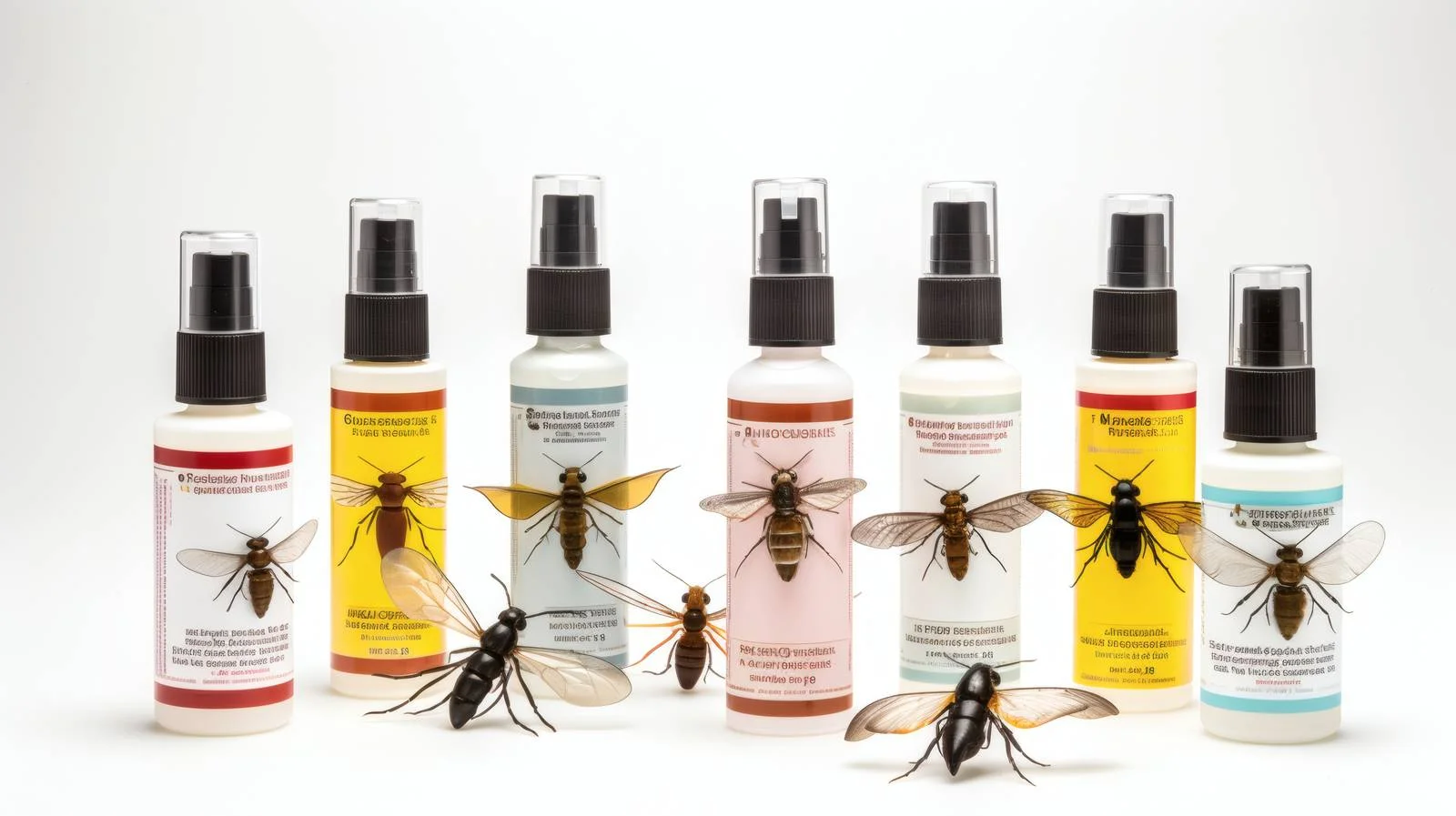 Effective Mosquito Repellent Products on White — free download from Dotvec