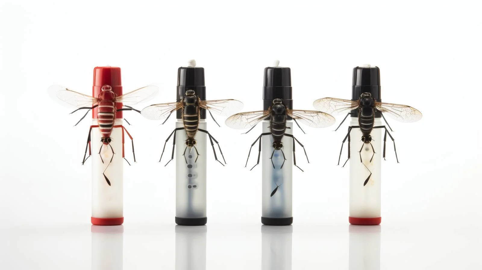 Effective Mosquito Repellents on White Background — free download from Dotvec