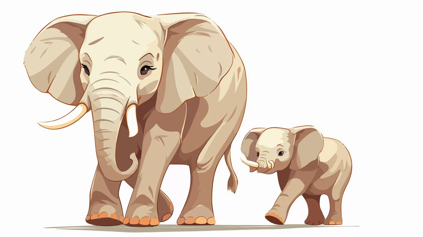 Elephant Family Bonding Walk — free download from Dotvec