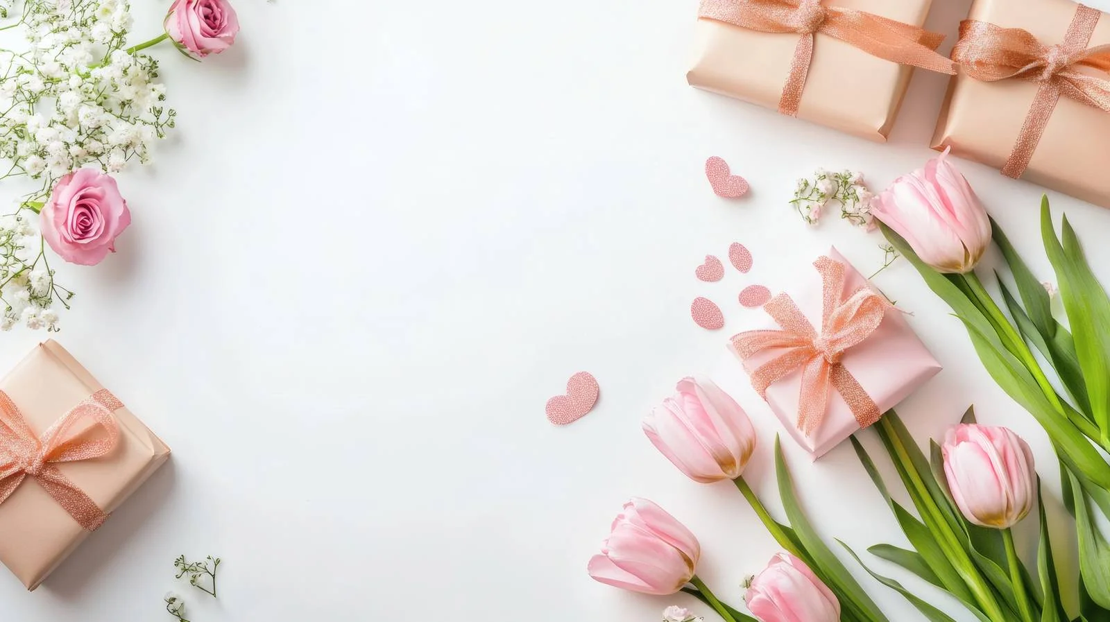 Mother's Day Theme on White Background — free download from Dotvec