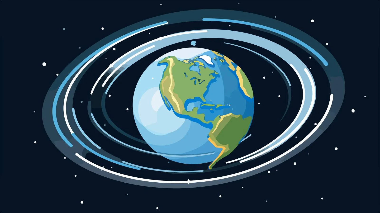 Lunar Revolution Vector Animation – free around image from Dotvec