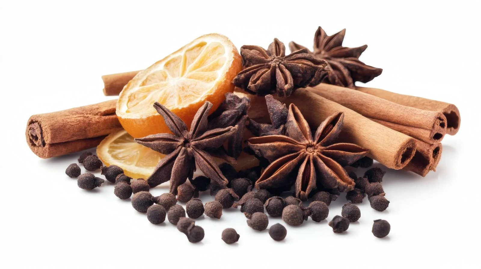 Mulled Wine Spices on White Background — free download from Dotvec