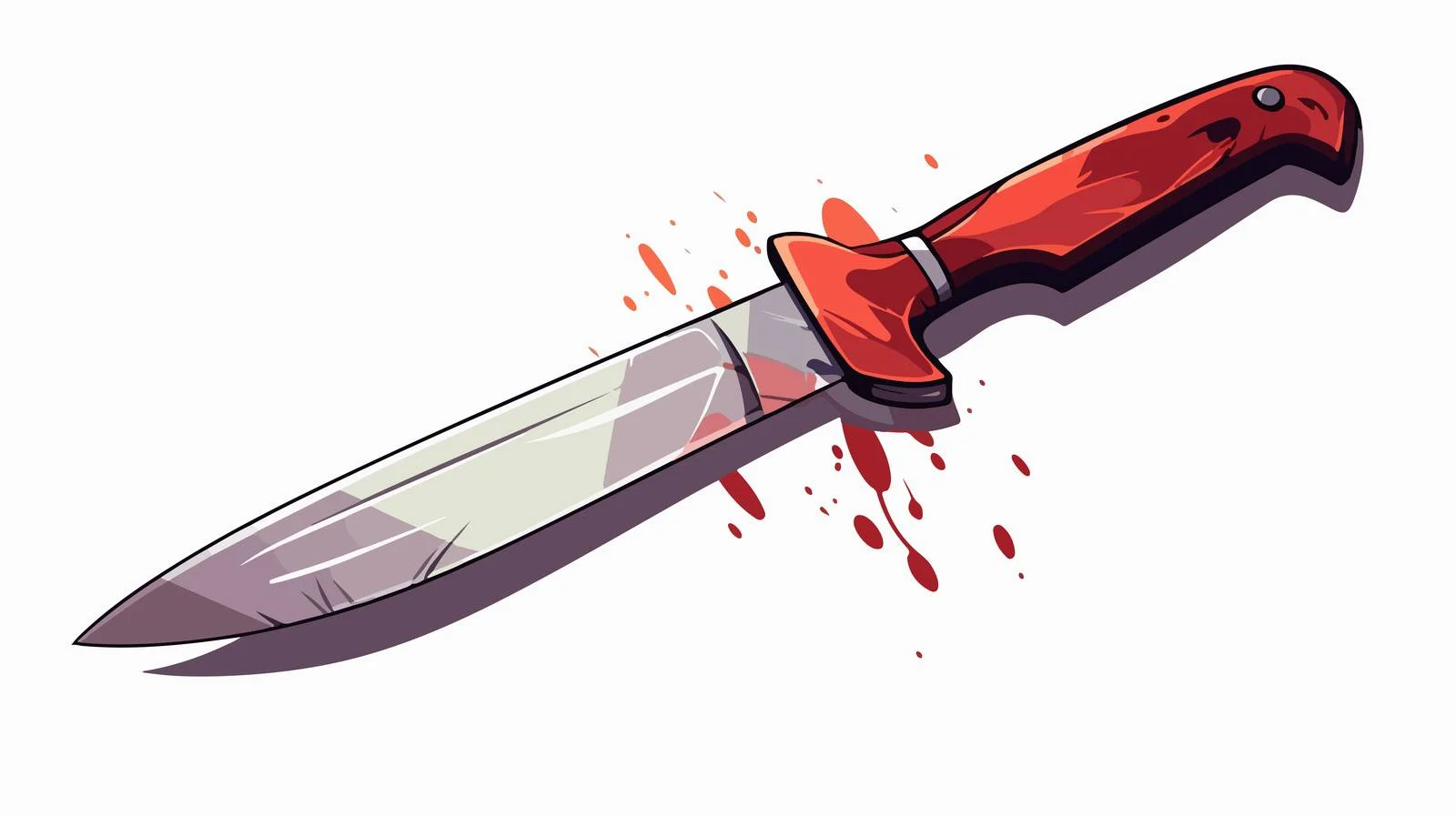 Criminal Knife with Dripping Blood — free download from Dotvec