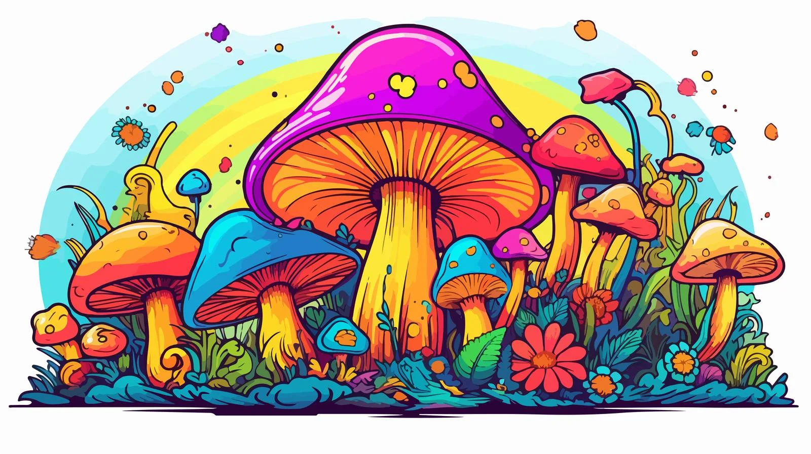 Whimsical Nature Art — free download from Dotvec