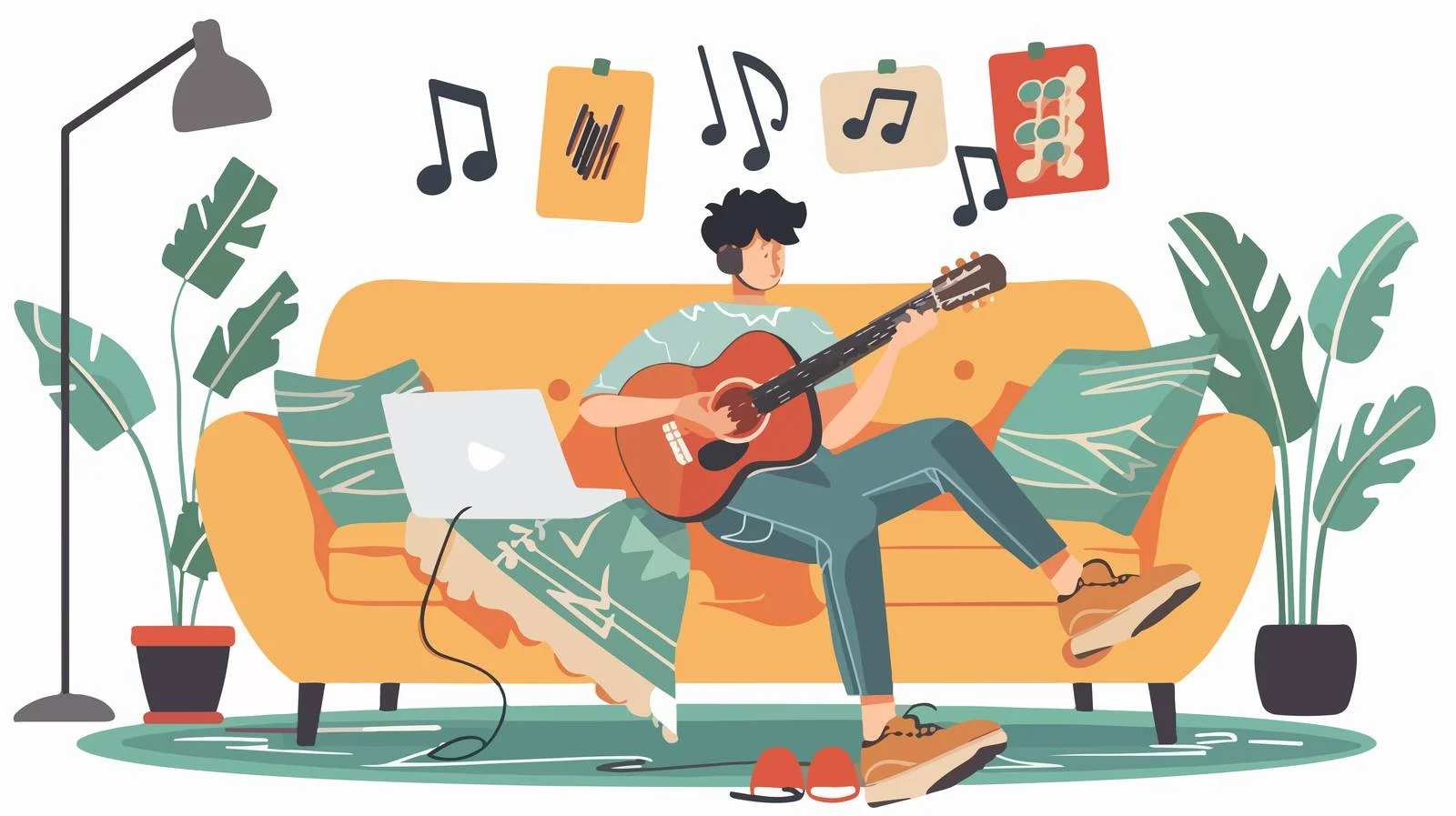 Music Composition on Laptop — free download from Dotvec