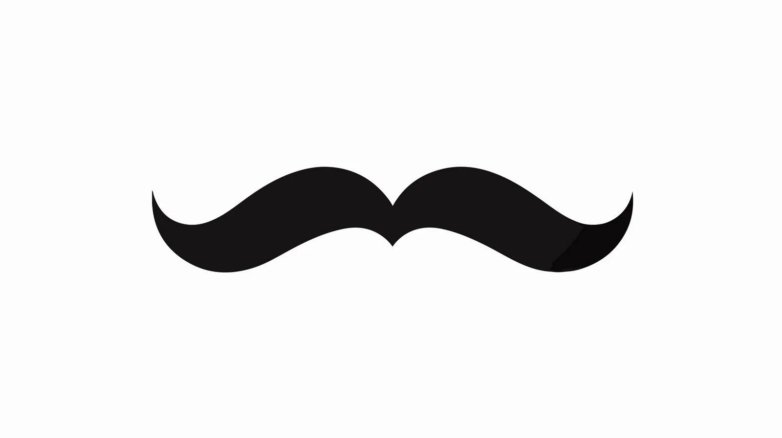 Simple Men's Mustache Icon — free download from Dotvec
