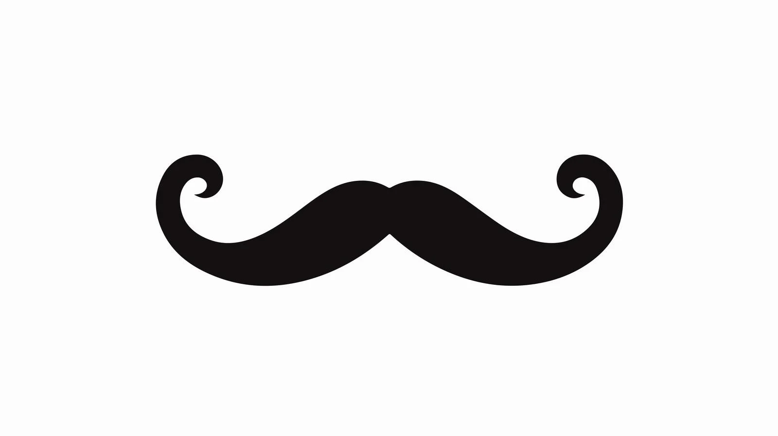 Men's Mustache Icon — free download from Dotvec
