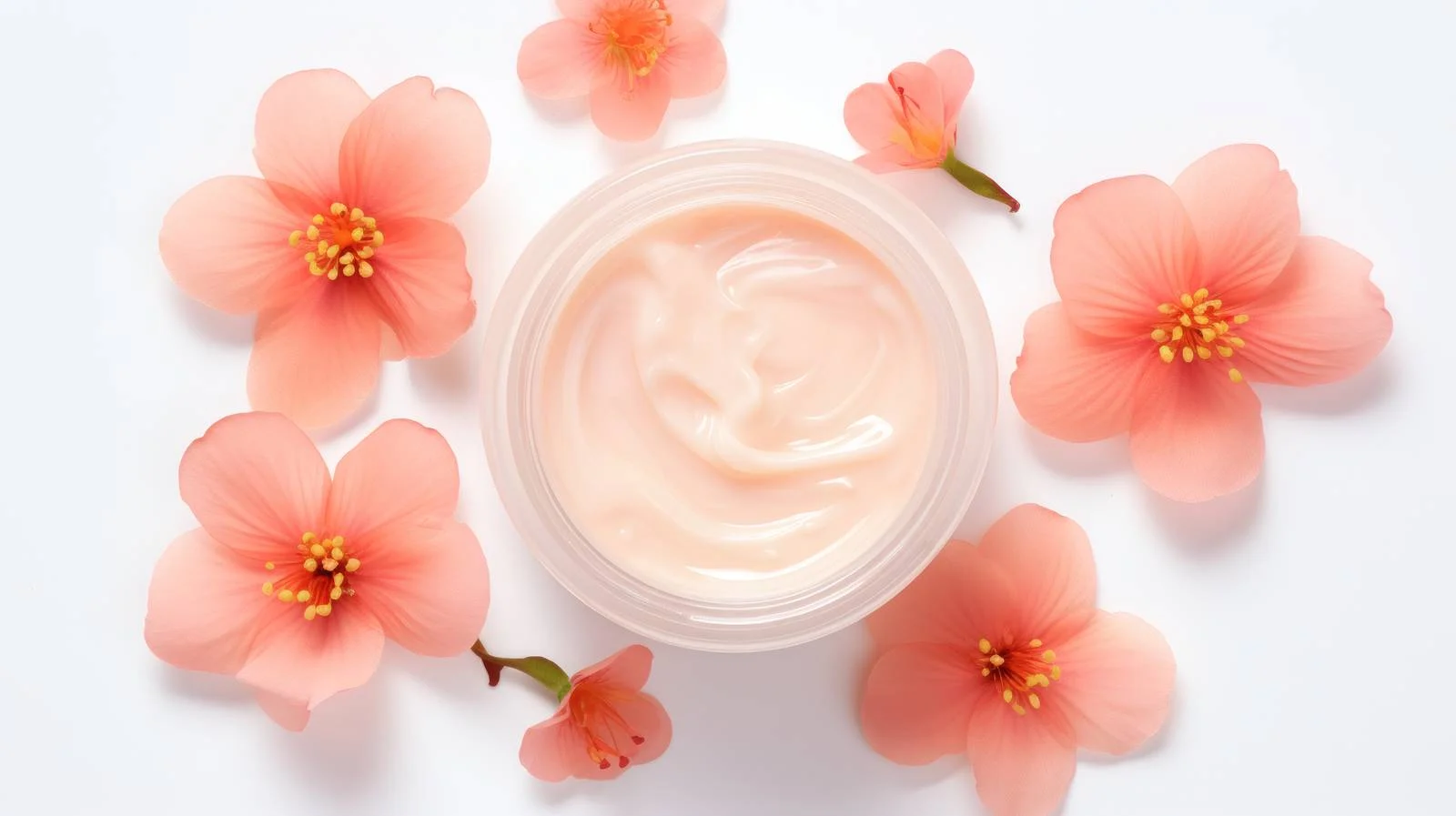 Luxurious Cosmetic Gel with Floral Swirls — free download from Dotvec