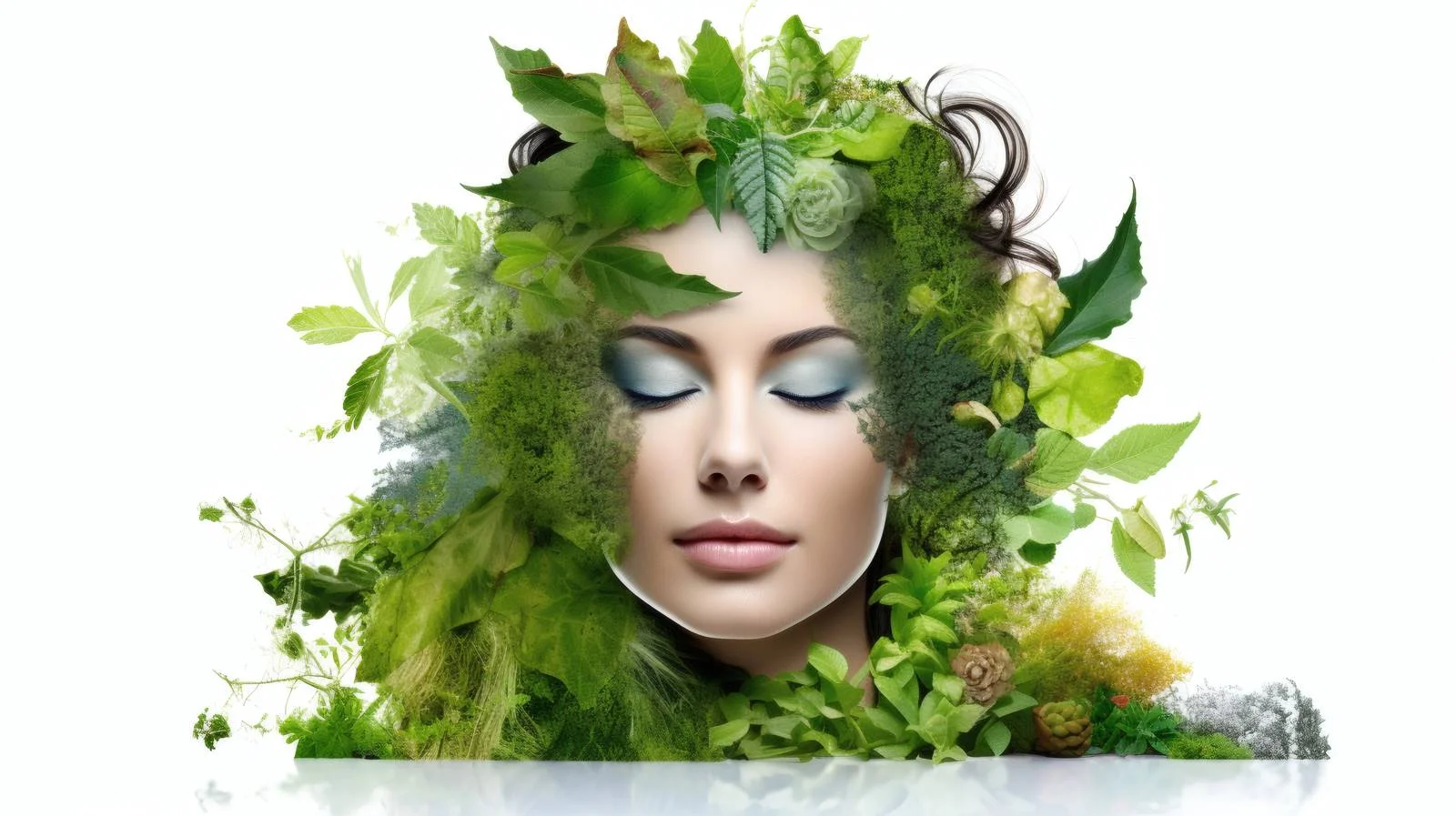 Eco-friendly Beauty Research on White Background — free download from Dotvec