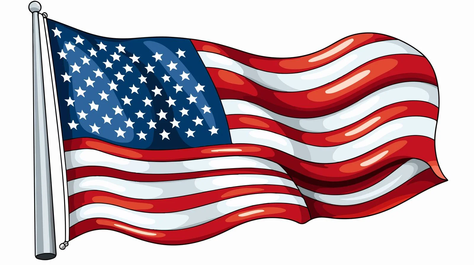 National Flag Cartoon Vector Illustration — free download from Dotvec