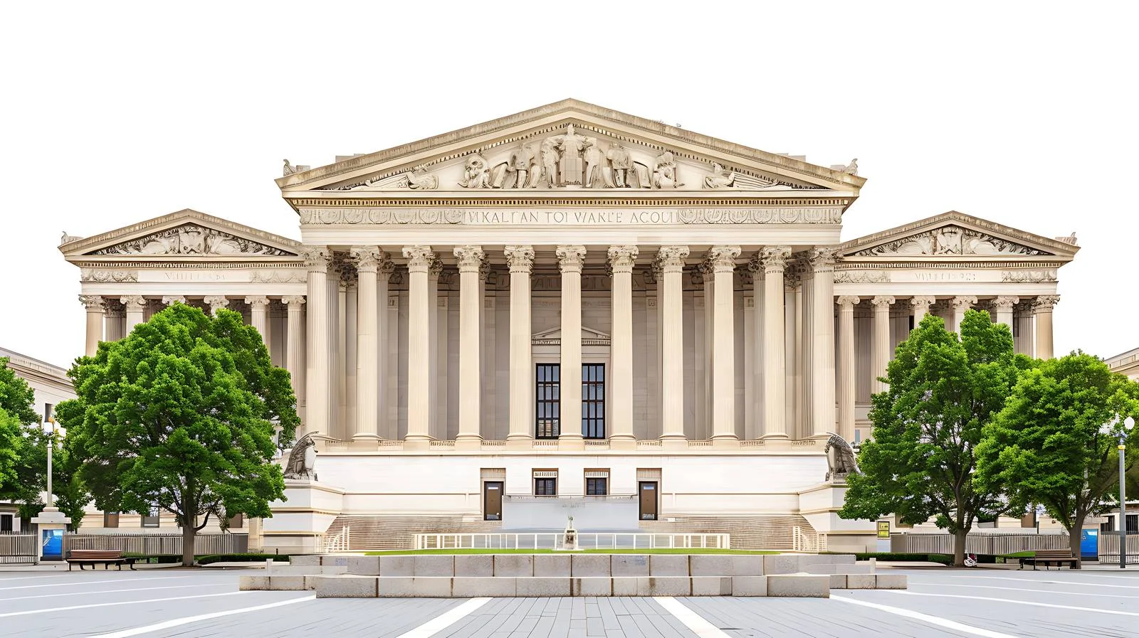Historic National Archives Building in Washington DC — free download from Dotvec
