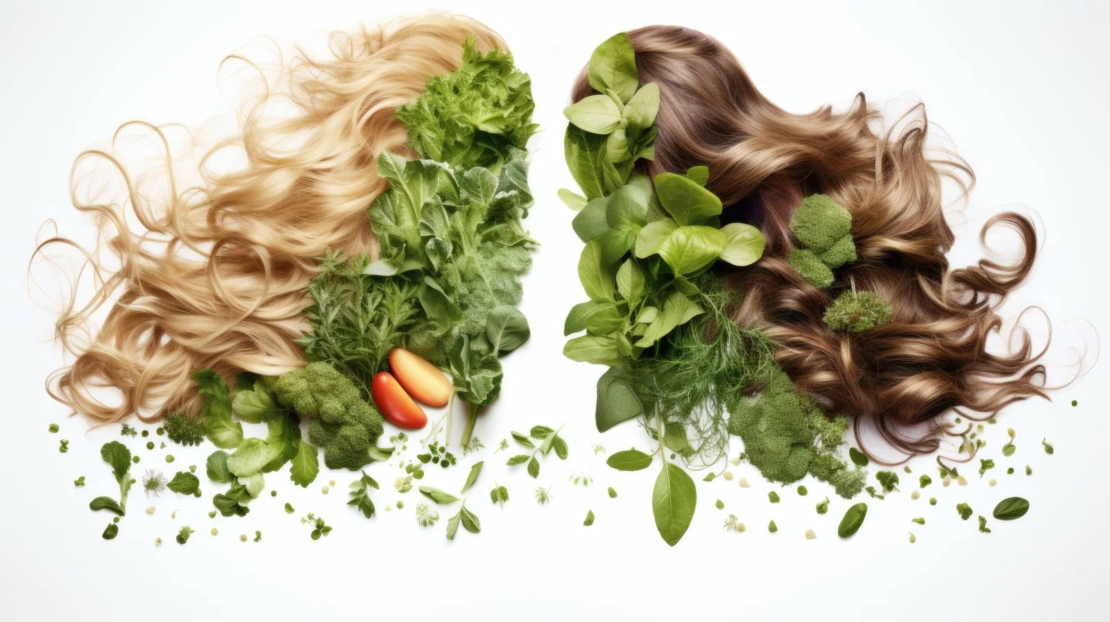 Pure Natural Hair Care Products Background — free download from Dotvec