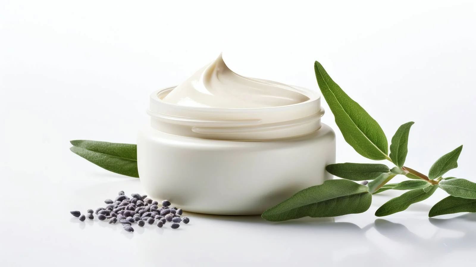 Organic Skin Care Products on White Background — free download from Dotvec