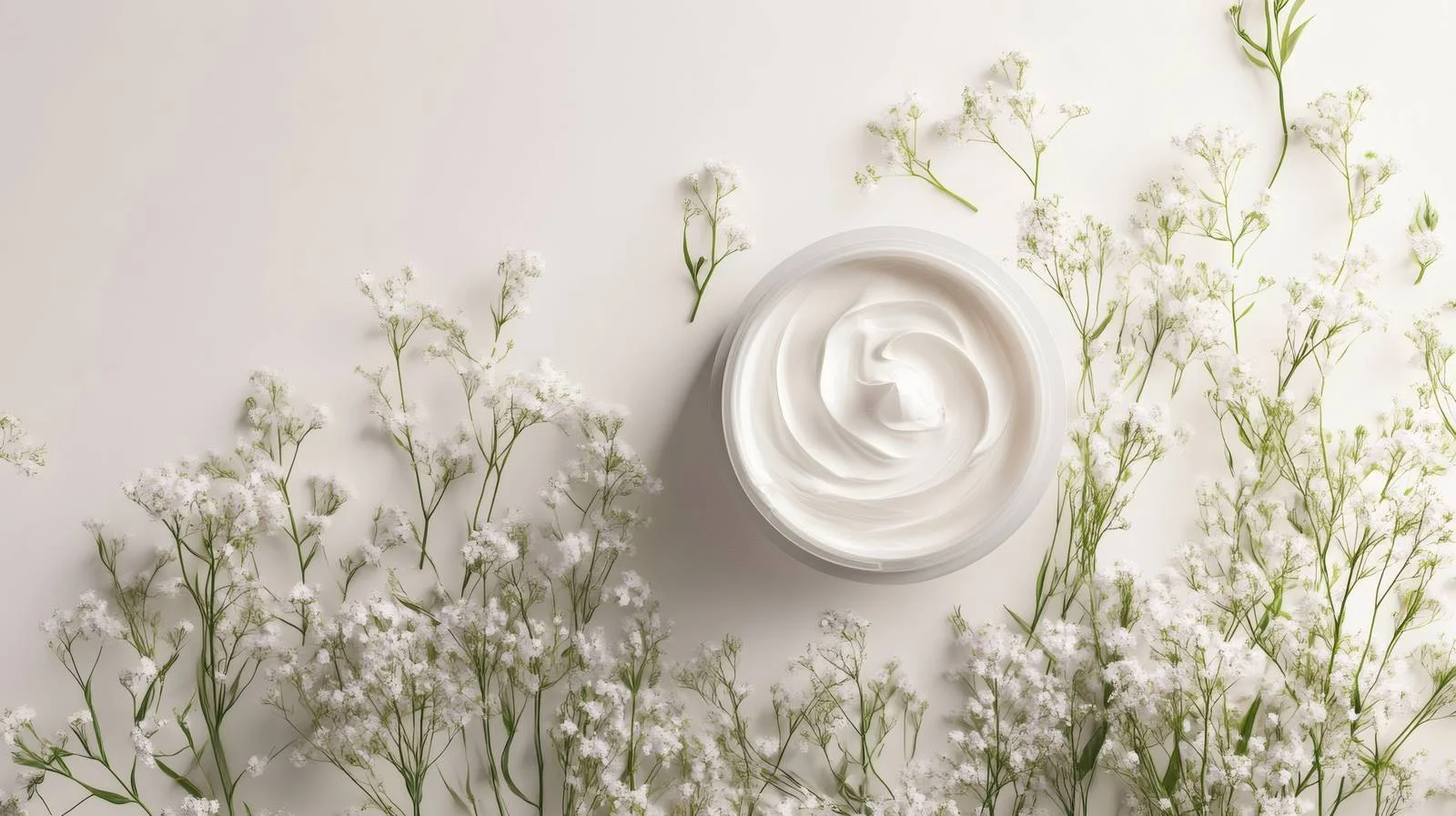 Pure Natural Cosmetic Cream on White Background — free download from Dotvec