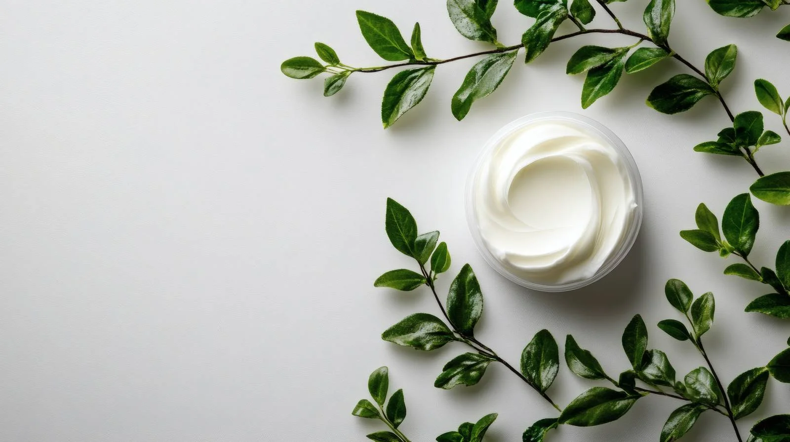 Organic Beauty Cream on White Background — free download from Dotvec
