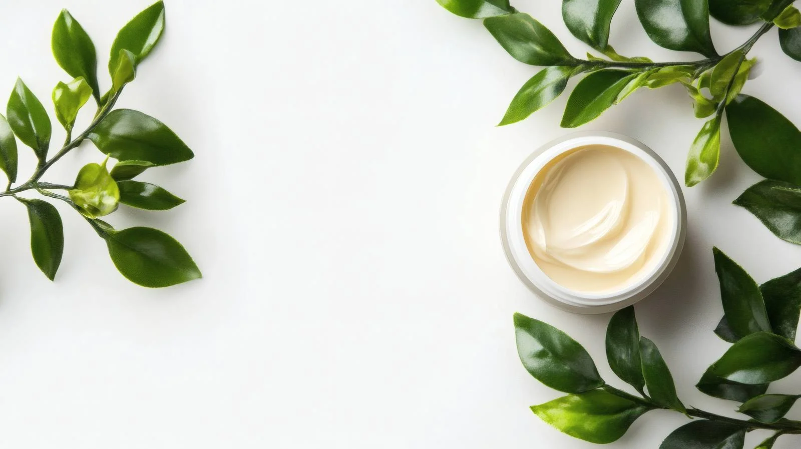 Luxurious Natural Cosmetic Cream on White Background — free download from Dotvec