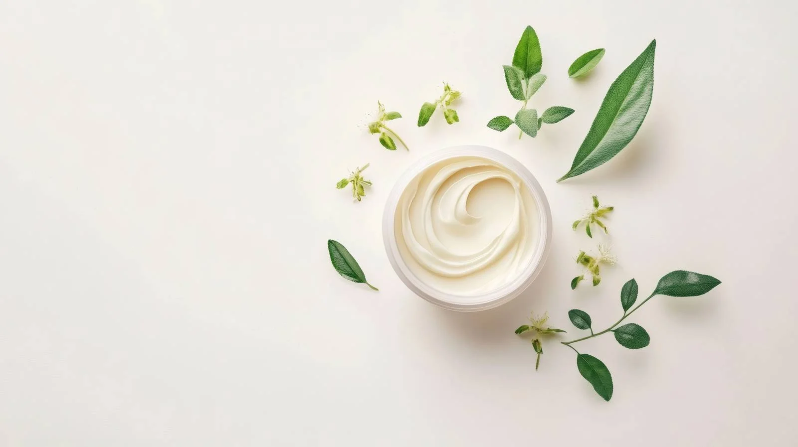 Luxurious Natural Cosmetic Cream on White Background — free download from Dotvec