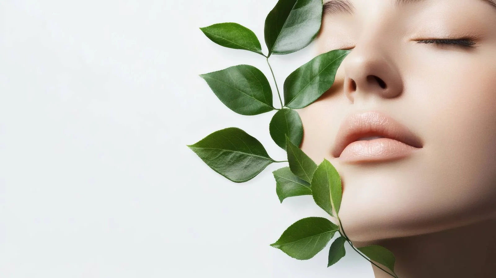 Eco-Friendly Natural Beauty on White Background — free download from Dotvec