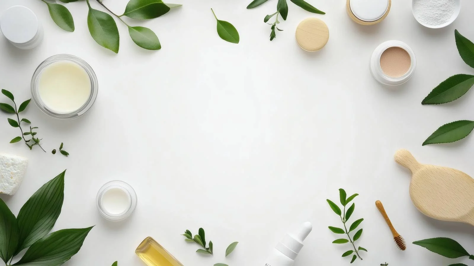 Pure Natural Cosmetic White Background — free download from Dotvec