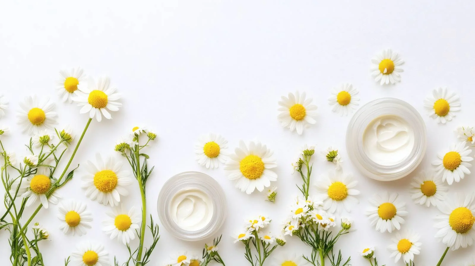 Chamomile Organic Face Cream and Serum — free download from Dotvec