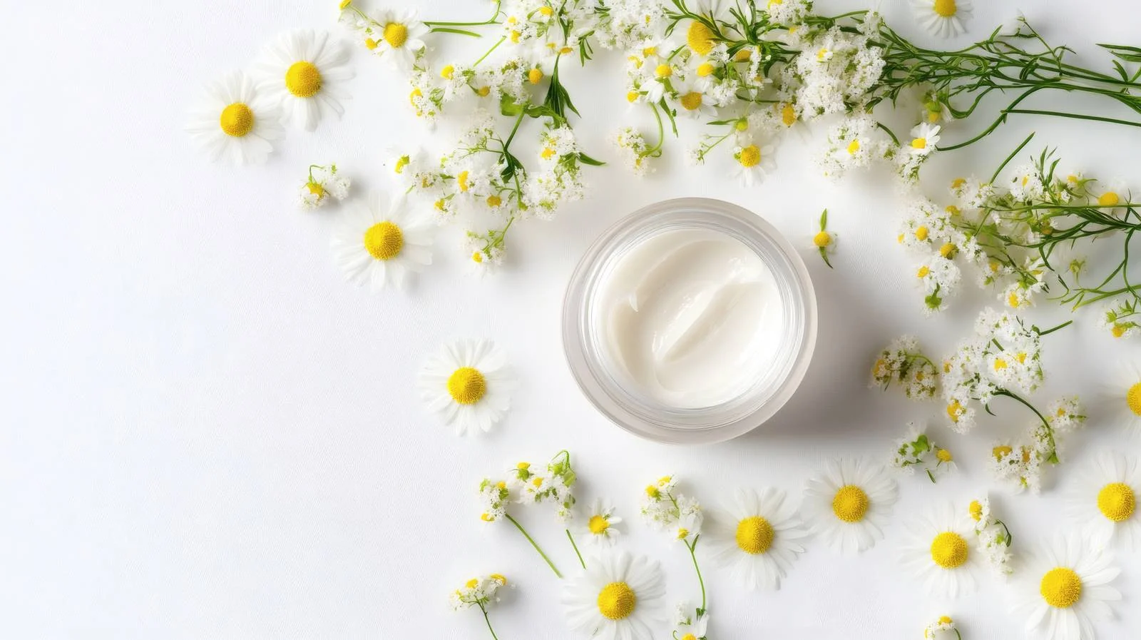 Chamomile Organic Face Cream and Serum — free download from Dotvec