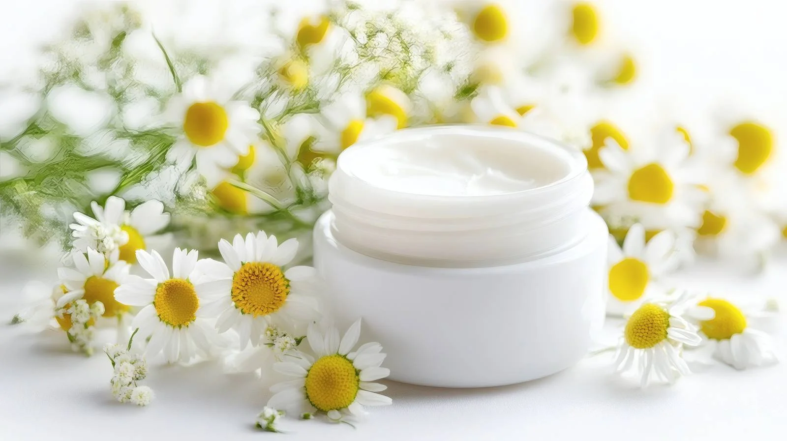 Chamomile Infused Natural Face Cream and Serum — free download from Dotvec