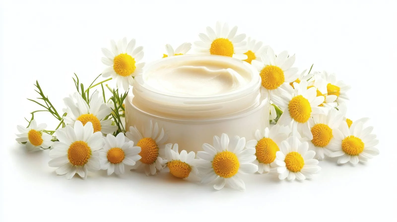 Premium Chamomile-Infused Natural Face Cream — free download from Dotvec