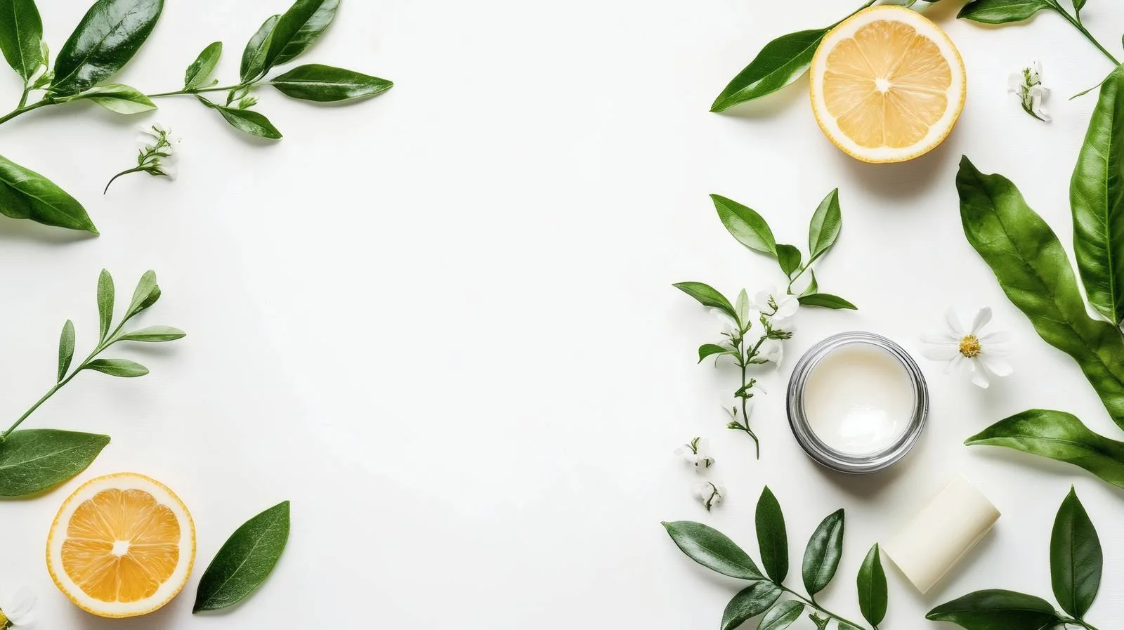 Pure Organic Skin Care Products Displayed — free download from Dotvec