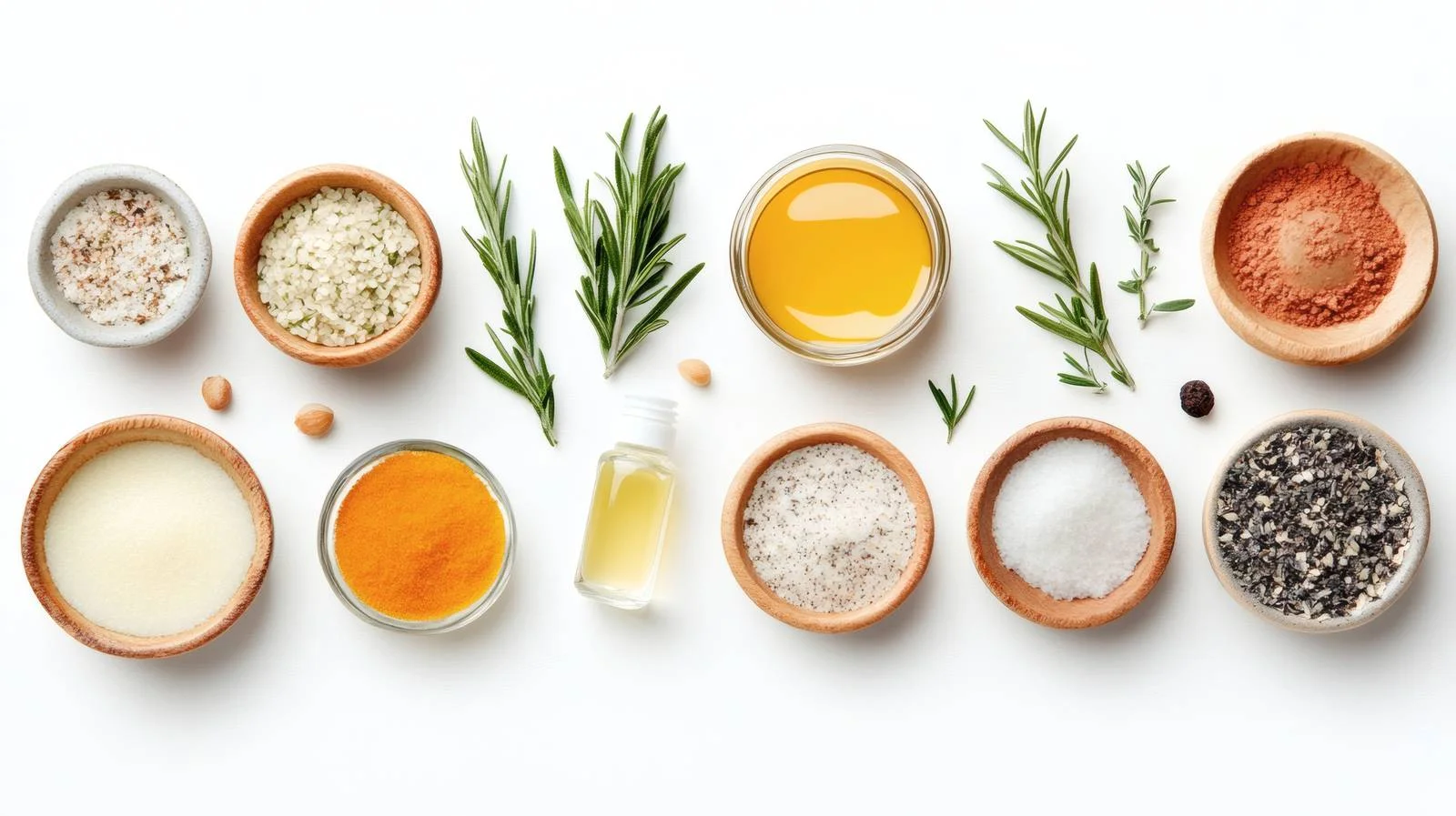 Organic Skin Care Products on White Background — free download from Dotvec