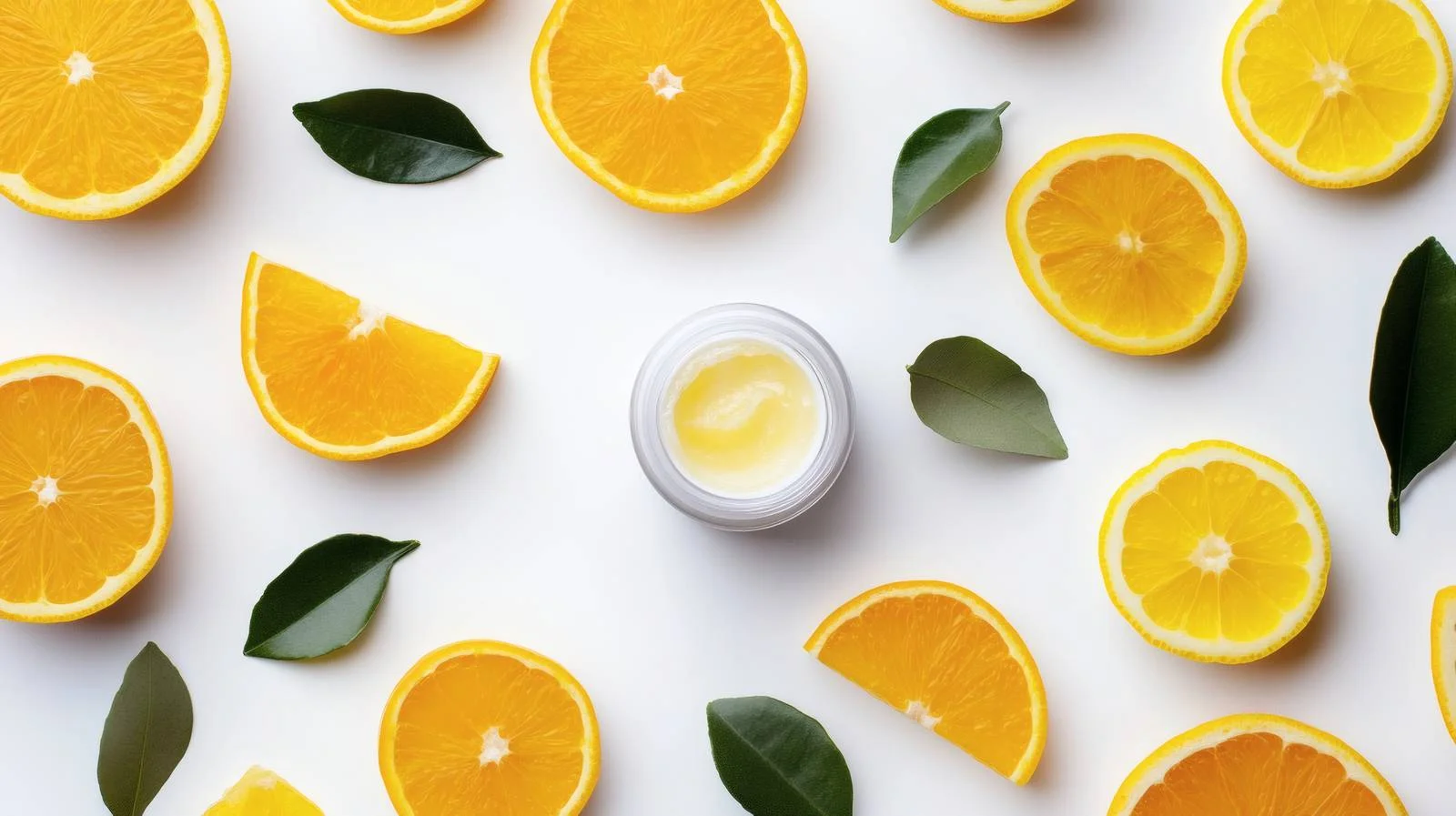 Citrus Vitamin C Skincare with Lemon Slices — free download from Dotvec