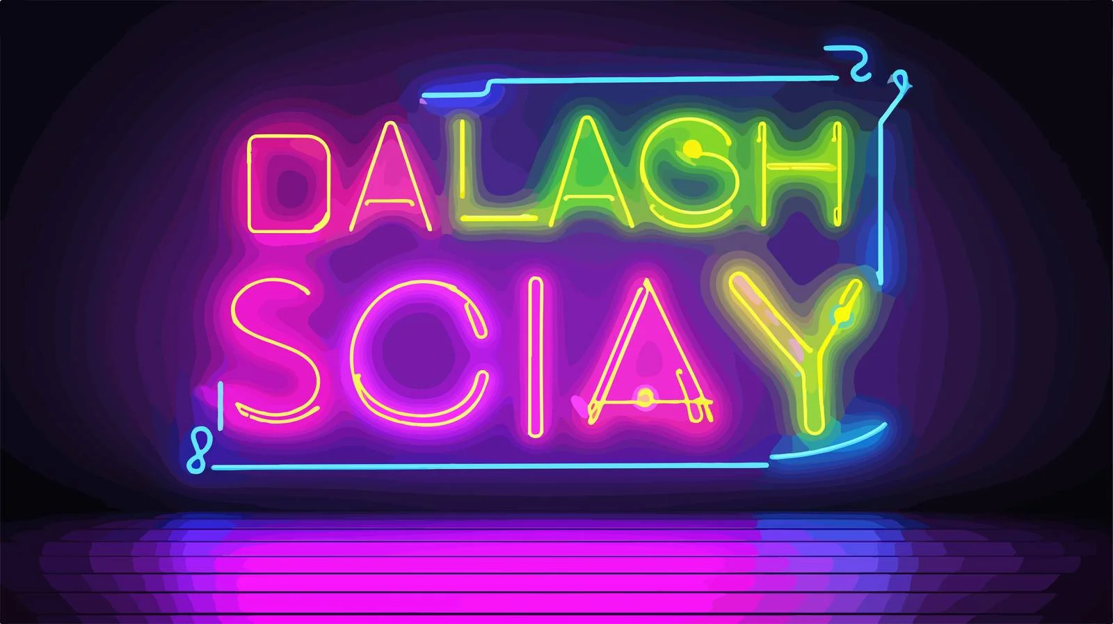 Neon Black Friday Discounts for Customers – free friday image from Dotvec