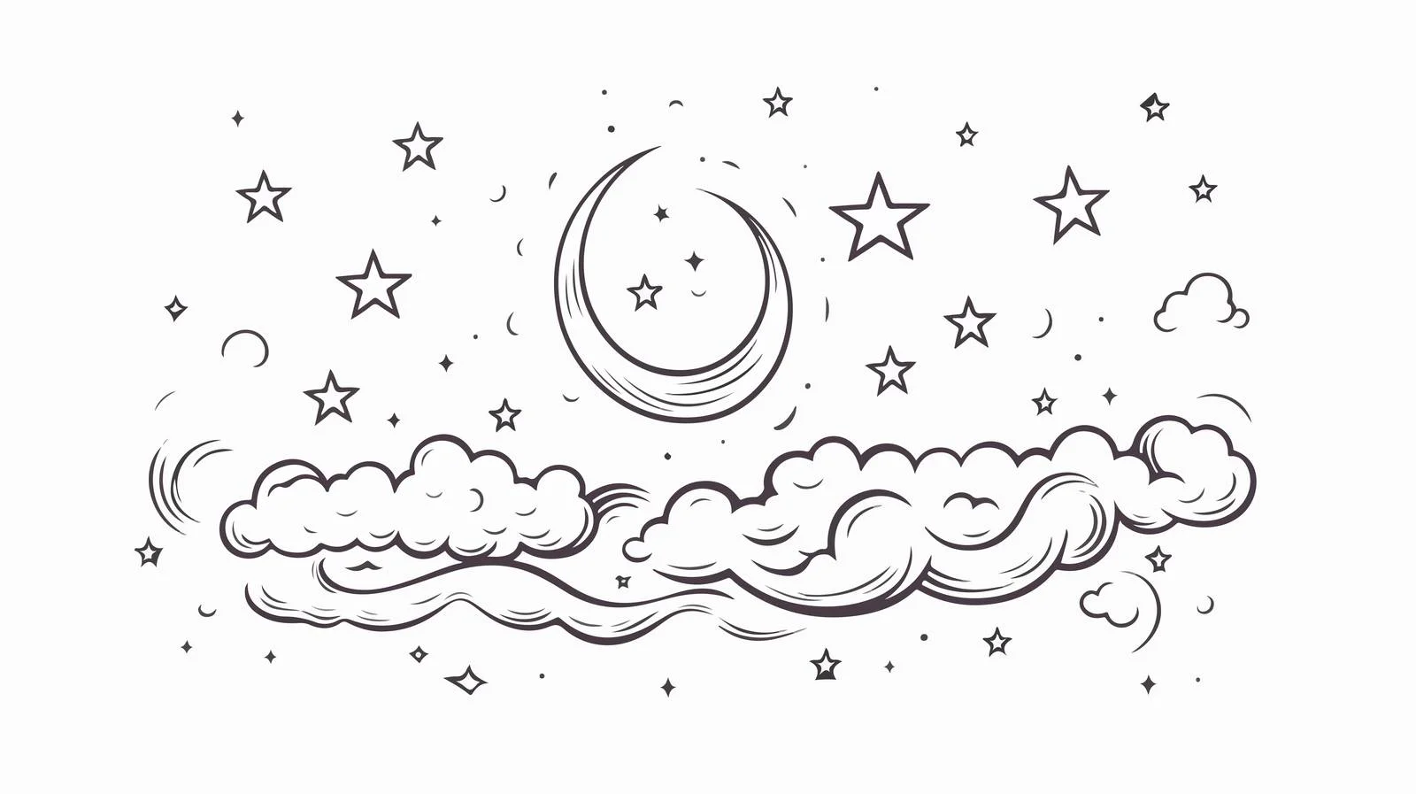 Dramatic Night Seascape — free download from Dotvec