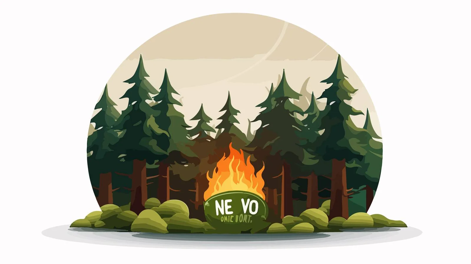 Forest Fire Prevention Concept Image — free download from Dotvec