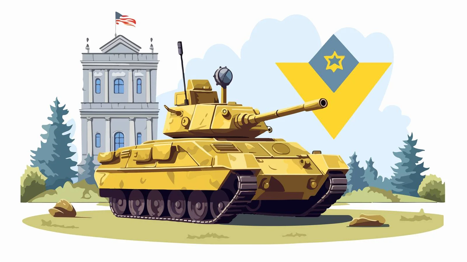 Ukraine Peace Vector Poster Design — free download from Dotvec