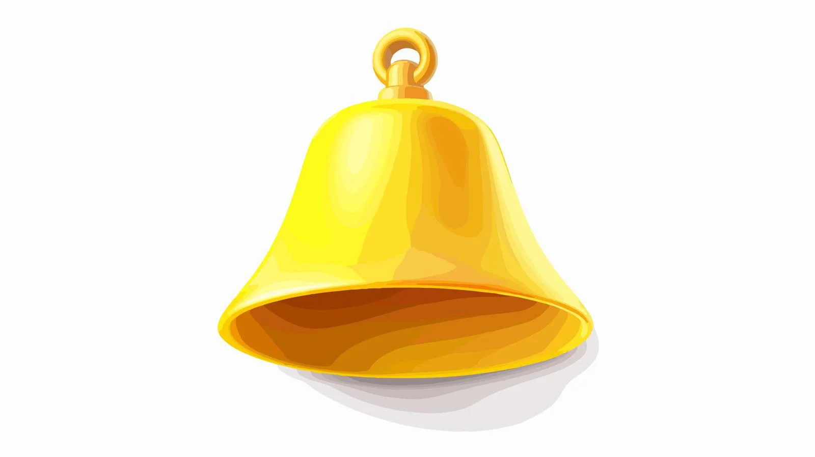 Yellow Promotion Notification Bell — free download from Dotvec