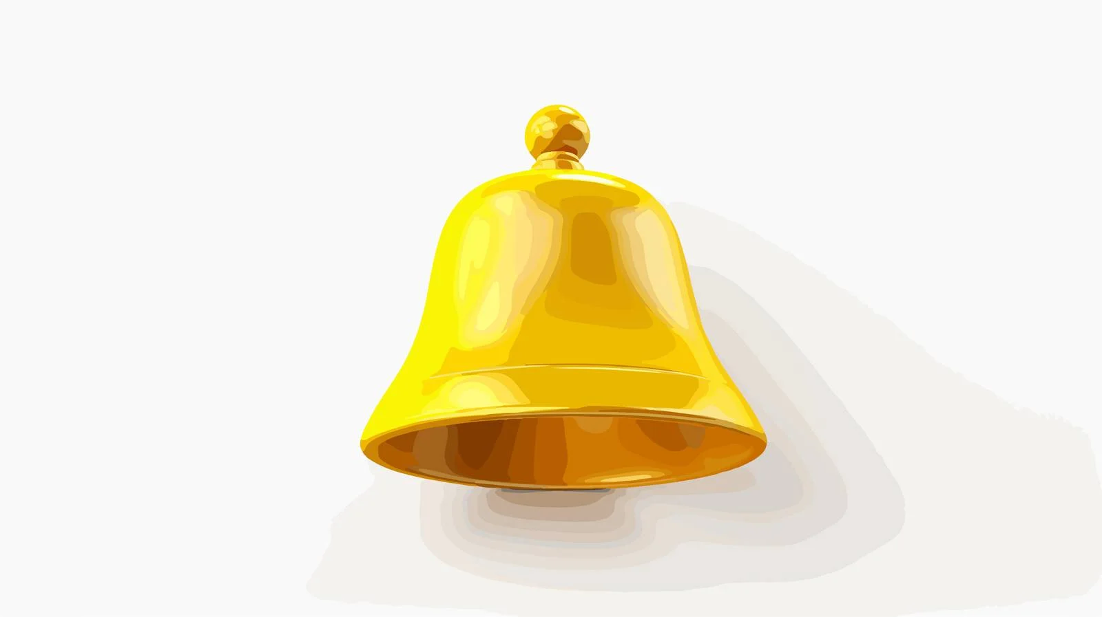 Yellow Bell Promotion Notification Image — free download from Dotvec