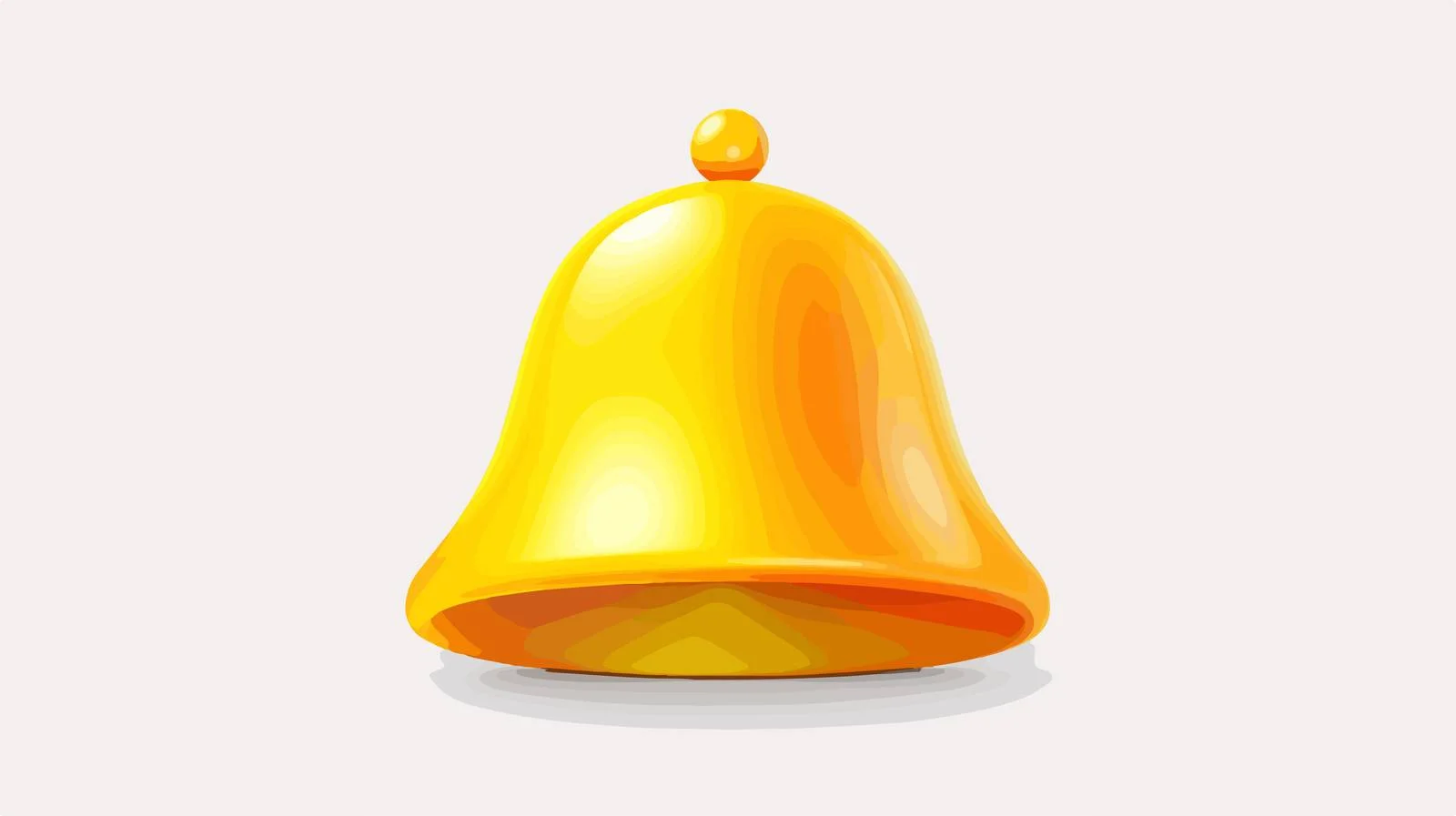 Yellow Promotion Notification Bell — free download from Dotvec