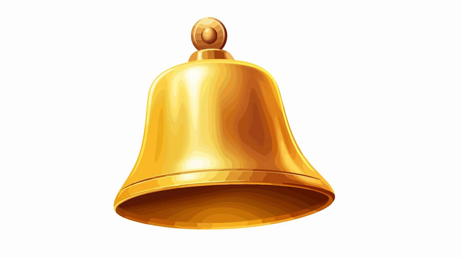 Golden Alert Notification Bell Icon — free download from Dotvec