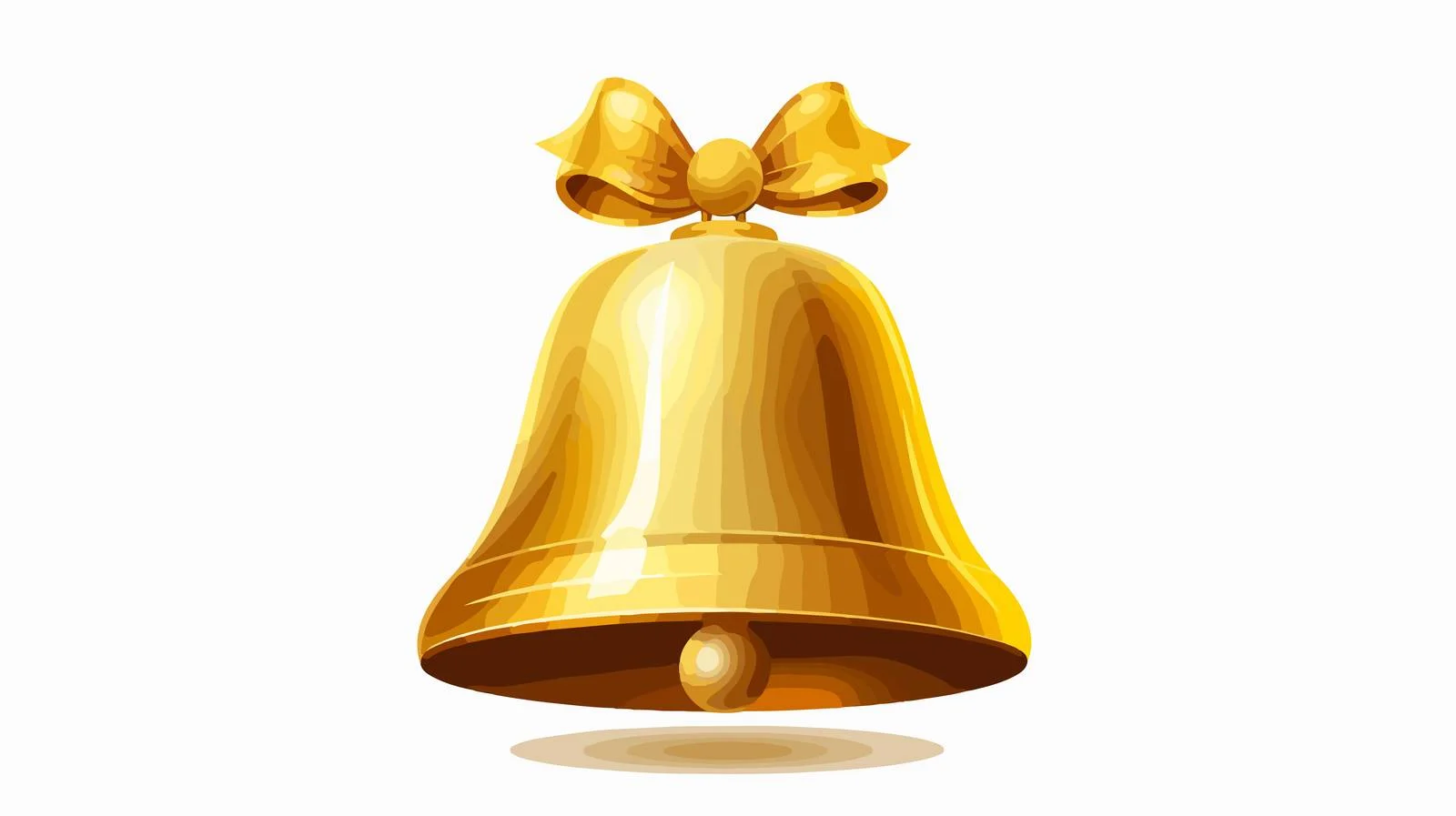 Golden Alert Bell Notification Icon — free download from Dotvec
