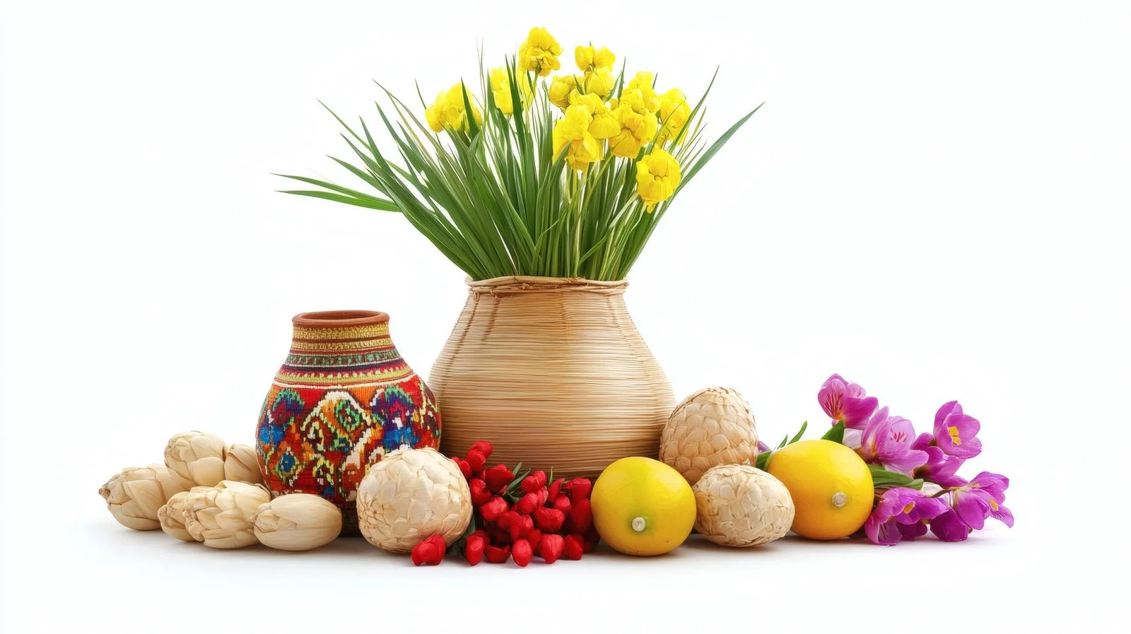 Elegant Nowruz Holiday White Background Design — free download from Dotvec