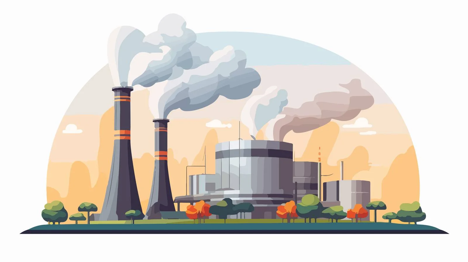 Nuclear Power Plant Icon — free download from Dotvec